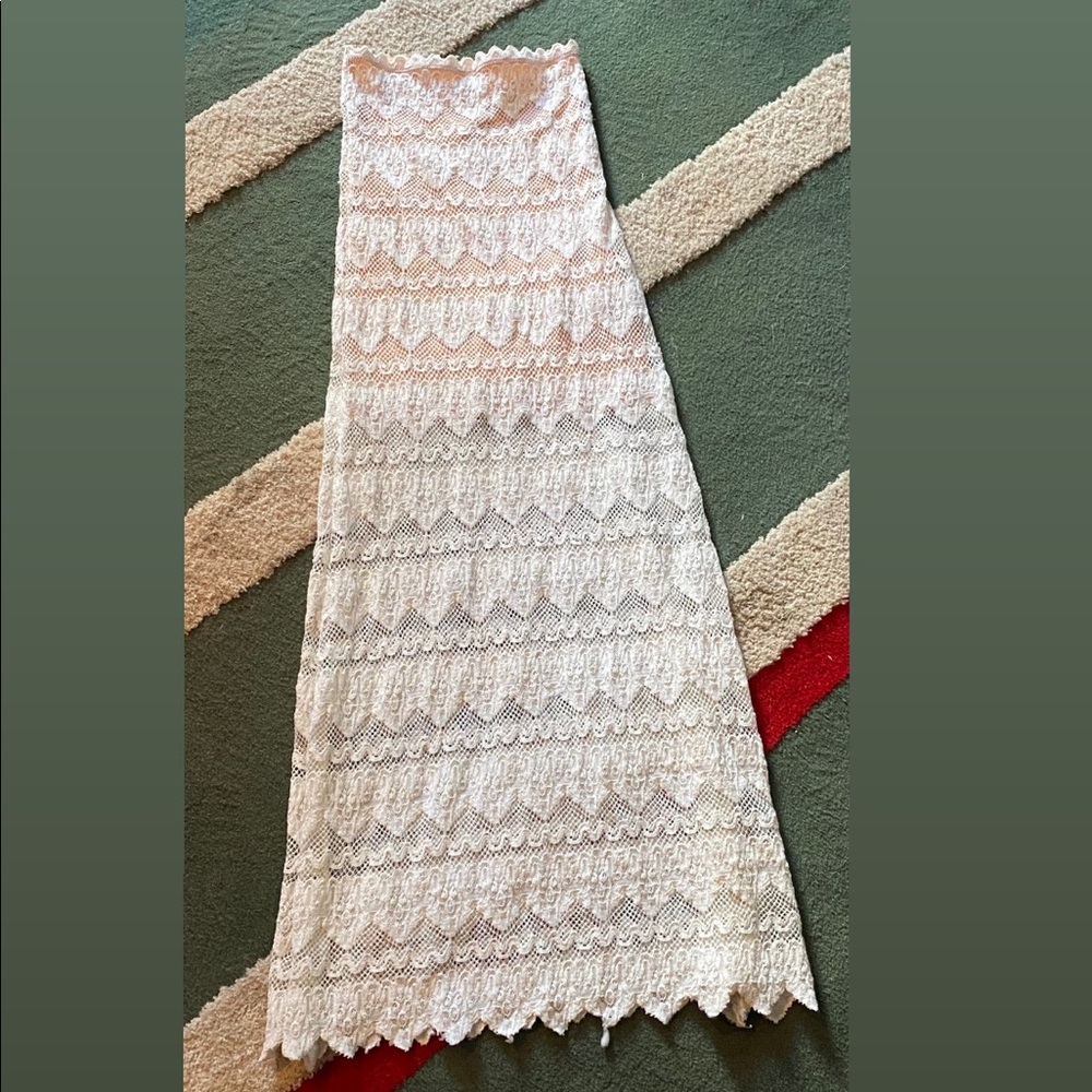 Nightcap Lace Long Skirt Size S